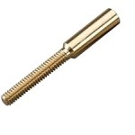 Queue de chape à souder laiton M2 pour axe de 2 mm 