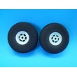 Paire de roue en mousse légère 30 mm
