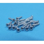 Vis tête Bombée 2.2x6.5 mm 20 pcs 