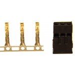 Connecteur mâle plaqué OR JR 10 pcs