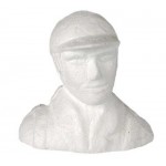 Buste pilote polystyrène à peindre Ech 1/10