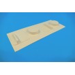 Cache servo plat ABS blanc Taille M