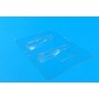 Cache servo débordant  ABS transparent  Taille S