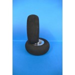 Roue mousse dure jante alu 130 mm