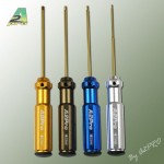 Set de tournevis 6 pans 1.5 / 2.0 / 2.5 / 3.0