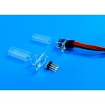 Bloc connecteur 2 prises servo JR / Futaba
